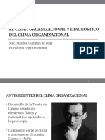 El Clima Organizacional