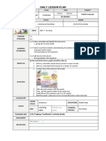 Daily Lesson Plan: LCD / Laptop / Textbook / Activity Books