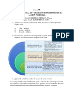 Taller 14sep Modelos Pastorales y Criterios Inspiradores de La Acción Pastoral.