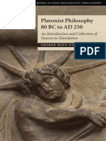 Platonist Philosophy 80 BC To 250 AD An PDF