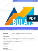 BULATS - Writing 5 (B1, B2)