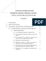 Informe de Auditoria Operativa y de Gestion