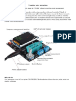 Transistor Tester Instructions E1821 User's Manual