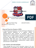 Different SFR (Special Function Register) Used in ADC Interfacing