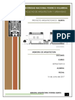 Memoria de Arquitectura Quinta PDF