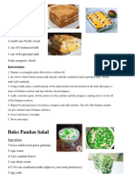 Mango Float: Instructions