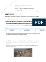 Reconnaissance Survey Methods For Highway Route Selection