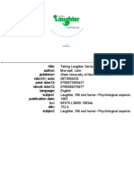 Morreall Taking Laughter Seriously PDF