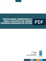 Postulados Principios e Diretrizes para A Politica de Atendimento As Pessoas Egressas Do Sistema Prisional