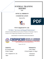 Industrial Training Report On Optical Fiber in Communication Acd To RTU, KOTA