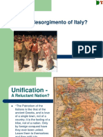 The Resorgimento of Italy?