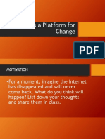 ICT As A Platform For Change