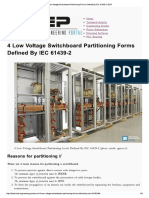 4 Low Voltage Switchboard Partitioning Forms Defined by IEC 61439-2 - EEP