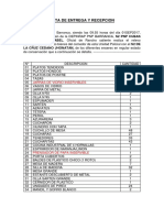 Acta de Enseres