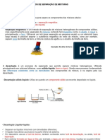 Exerc Cios de Revisao - Separacao de Misturas PDF