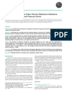 Association Between The 8-Item Morisky Medication Adherence Scale (MMAS-8) and Blood Pressure Control