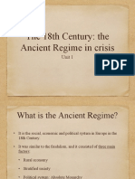 The 18th Century: The Ancient Regime in Crisis: Unit 1