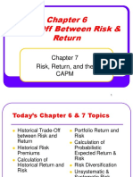 Trade-Off Between Risk & Return