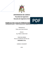 Tesis Anclajes para Codos Horizontales y Verticales