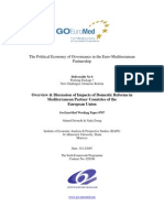 Overview & Discussion of Impacts of Domestic Reforms in Mediterranean Partner Countries of The European Union