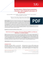 Gallbladder Perforation: Clinical Presentation, Predisposing Factors, and Surgical Outcomes of 46 Patients