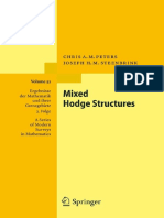 (Chris A.M. Peters, Joseph H. M. Steenbrink) Mixed Hodge Structures