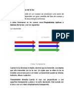 Propiedades Ópticas de La Luz