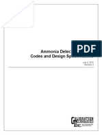 Ammonia Detection System Codes and Design Specifications PDF