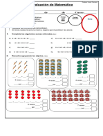 Evaluacion 4 Matemática SEGUNDO SEMESTRE