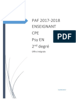 PAF Catalogue 2nd Degré - Académie de Caen