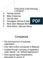 Nota Terkini Company Law