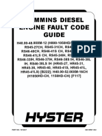 Hyster B222 Engine Fault Codes - 1616437 - 0600SRM1232 (07-2007)