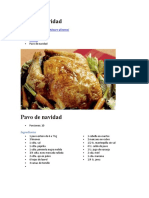 Recetas Pavo de Navidad