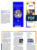 Triptico Educativo Ona PDF