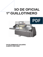 Curso de Oficial 1 Guillotinero