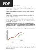 Exercícios Introdução Ao Metabolismo