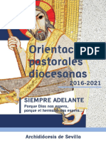 Orientaciones Pastorales Diocesanas 2016