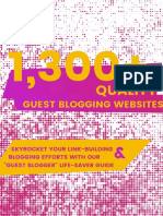 Guest Blogging Websites PDF