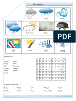 Weather Conditions Esl Printibles