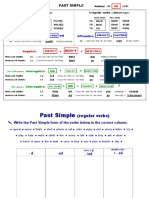 Past Simple Reg Irreg Verbs Grammar Exercises 1c2ba Eso Curso 2013 14