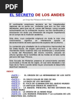 El Secreto de Los Andes