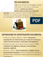 La Investigación Documental