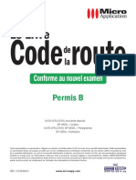 Livre Code de La Route. Permis A