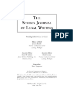 The Scribes Journal of Legal Writing