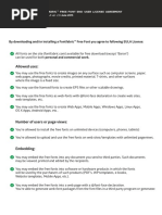 EULA Free Font License Ver. 2.0 PDF