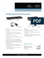 Dcx3000 Ds Rev1 Dcx3000 Digital KVM Switching System