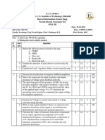 K. L. E. Institute of Technology, Hubballi Dept of Information Science Engg. Sem: Iii