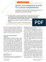 Prevention, Diagnosis, and Management of Acute Postoperative Bacterial Endophthalmitis