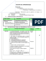 SESION de APRENDIZAJE Polinomios Operaciones Nuevo