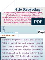 Pet Bottle Recycling Manufacturing Plant PDF